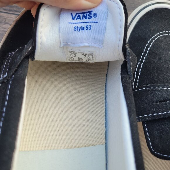 Vans Anaheim Factory Style 53 DX in Black Suede - Size 7.5 - Picture 5 of 6